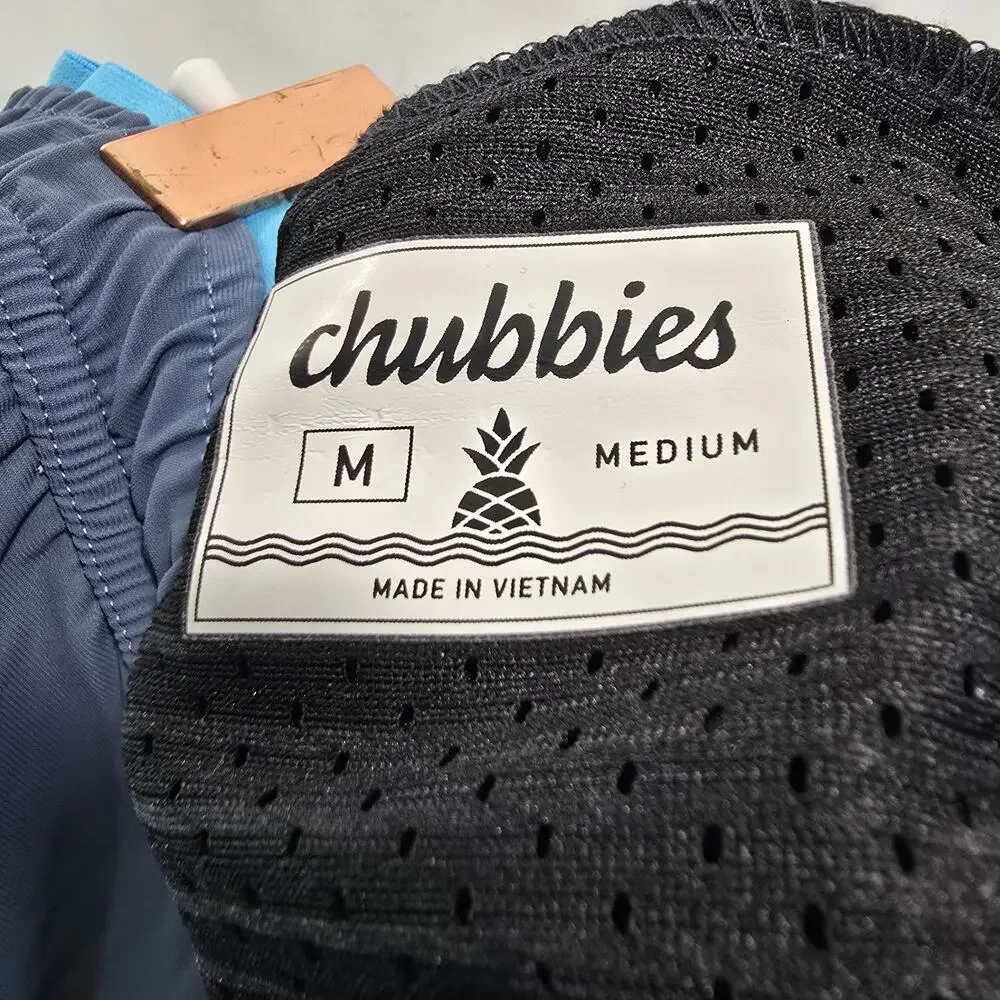 Chubbies Pants Mens Medium Blue Ultimate Sport Jogger Training Soft Jays Light